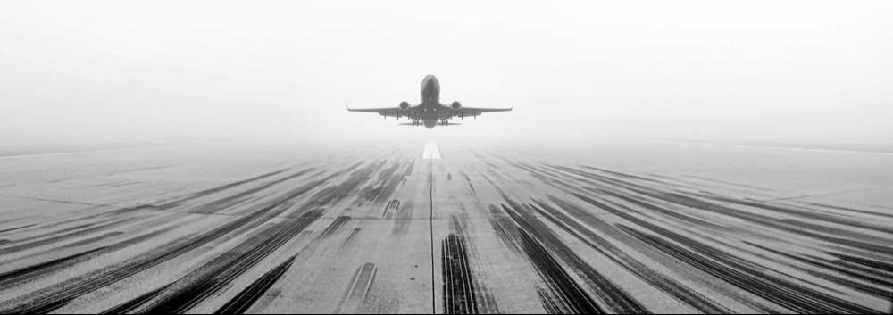 A view of a runway at one of the UK