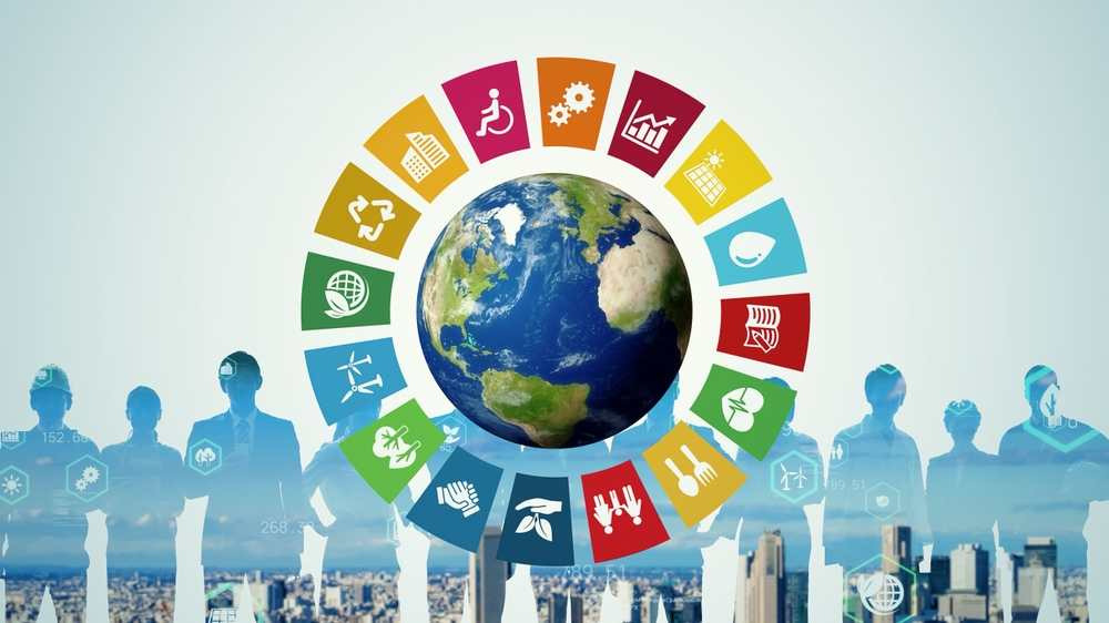 Environmental technology concept. Sustainable development goals.